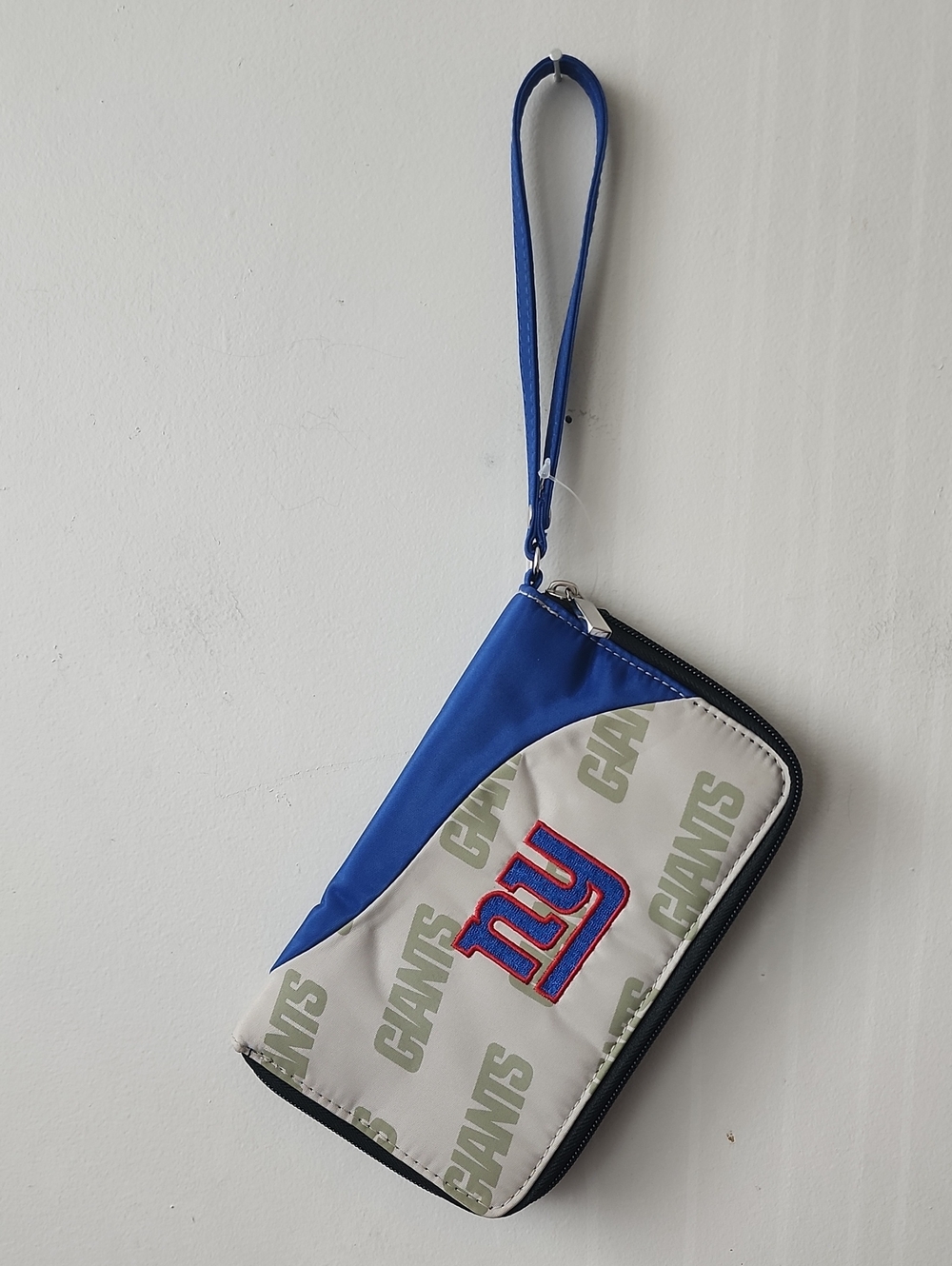 NFL Blue and White Giants Wristlet